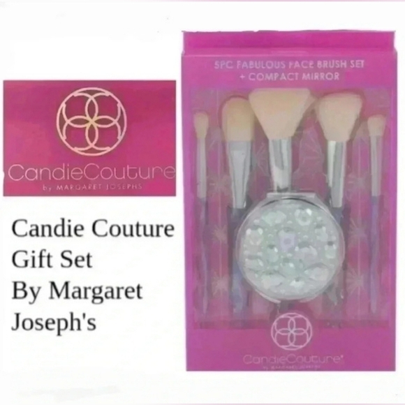 Candie Couture by Margaret Joseph's Other - Margaret Joseph's "Fabulous Face" Irredencent Sparkle Makeup Brush 6 Piece Set